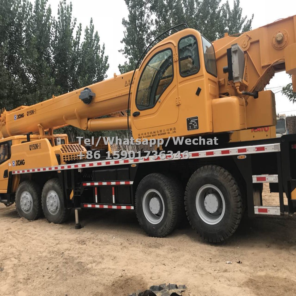 High Cost Performance Used XCMG 50 ton Lift Truck Crane QY50K-II